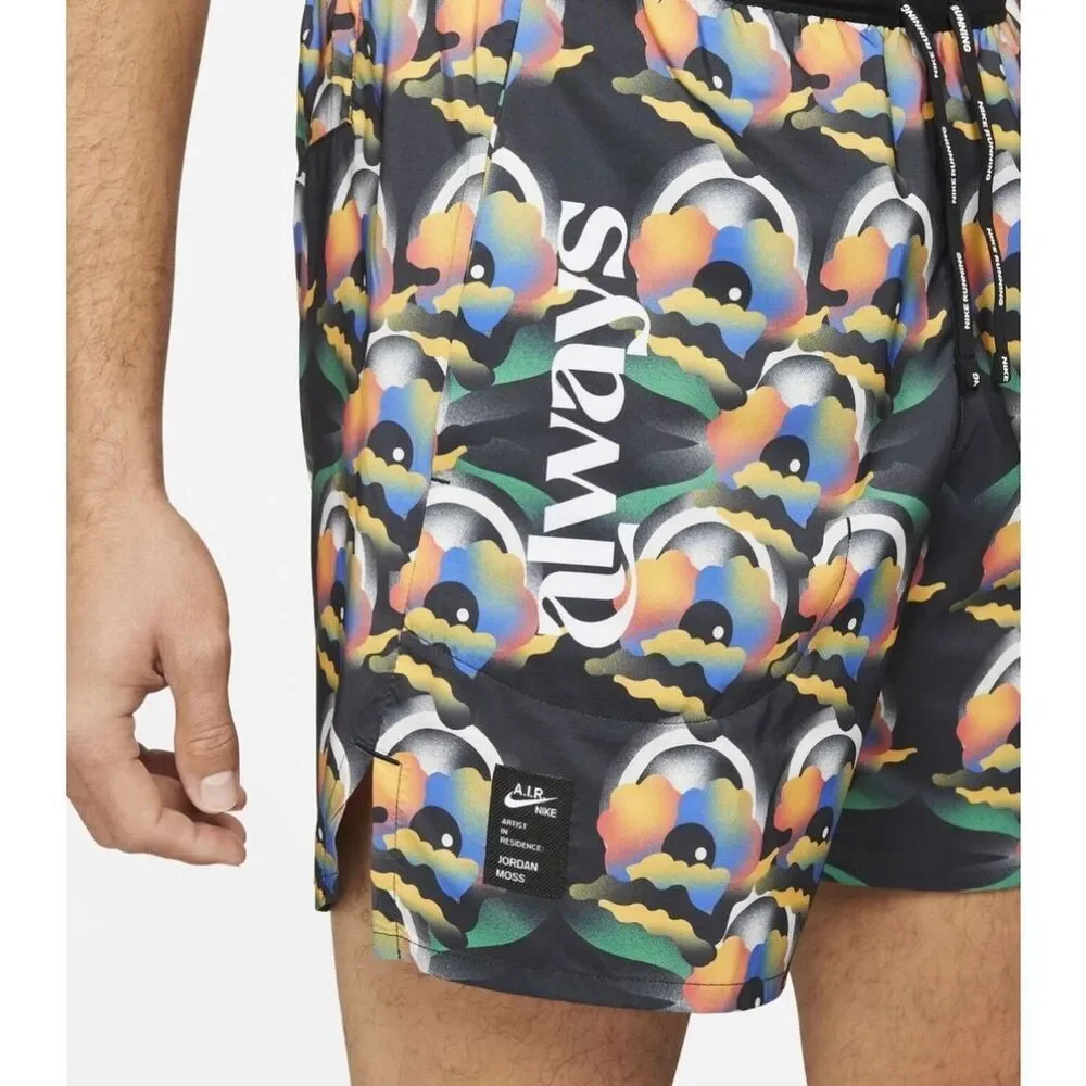Nike flex stride A.I.R. Jordan moss 7” graphic running shorts small